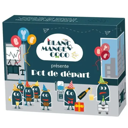 Blanc manger coco pot de départ