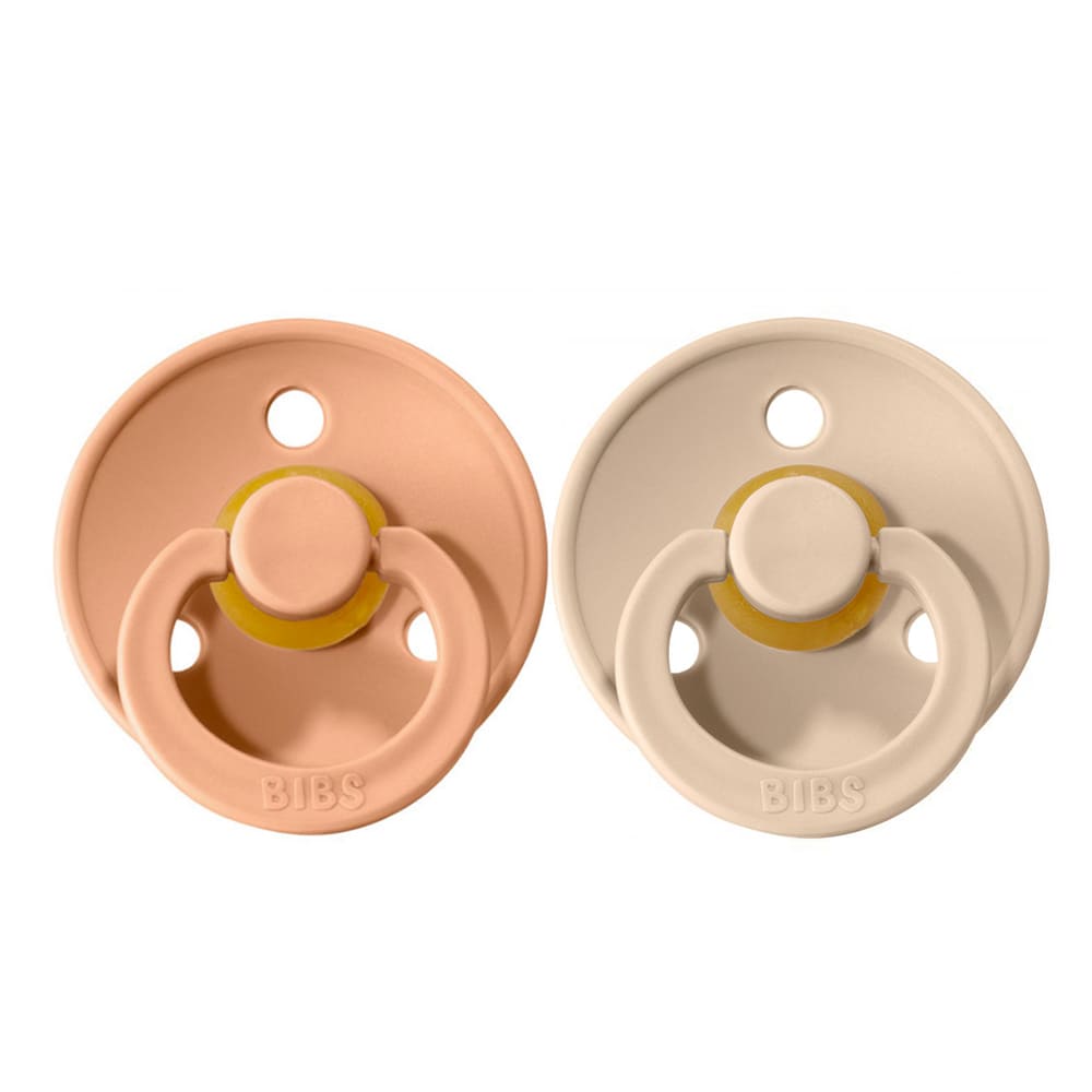 Set de 2 tétines pêche/vanille taille 2 - Bib's - 9€95