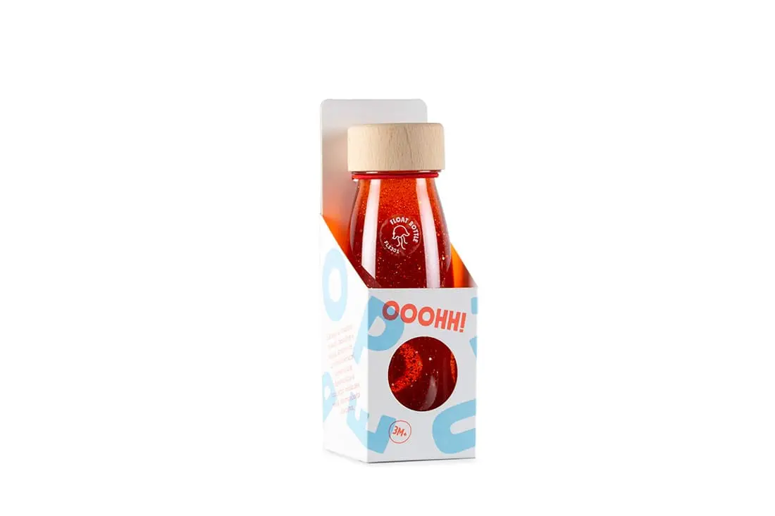 Bouteille sensorielle flottante orange – Image 2