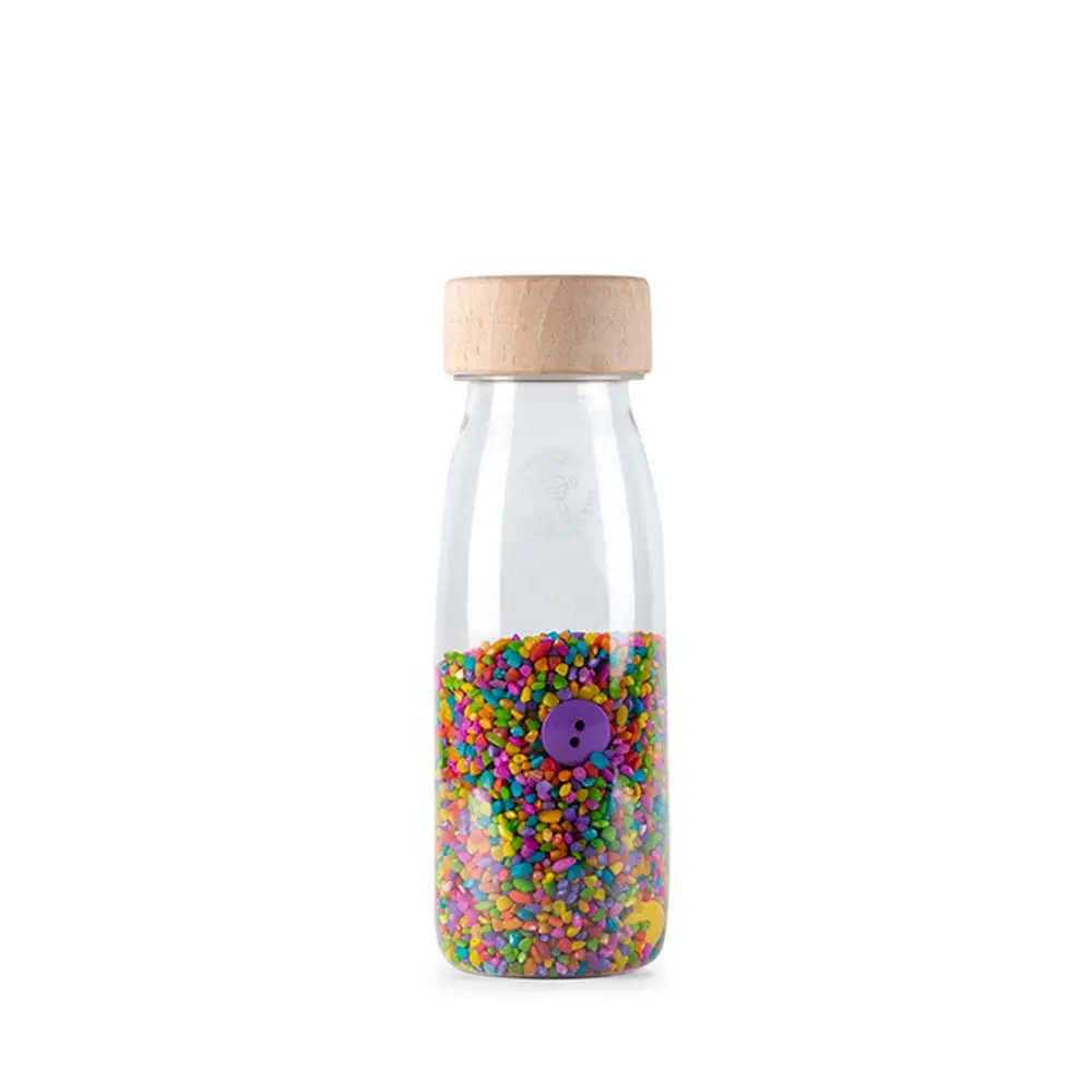 Bouteille sensorielle sonore boutons