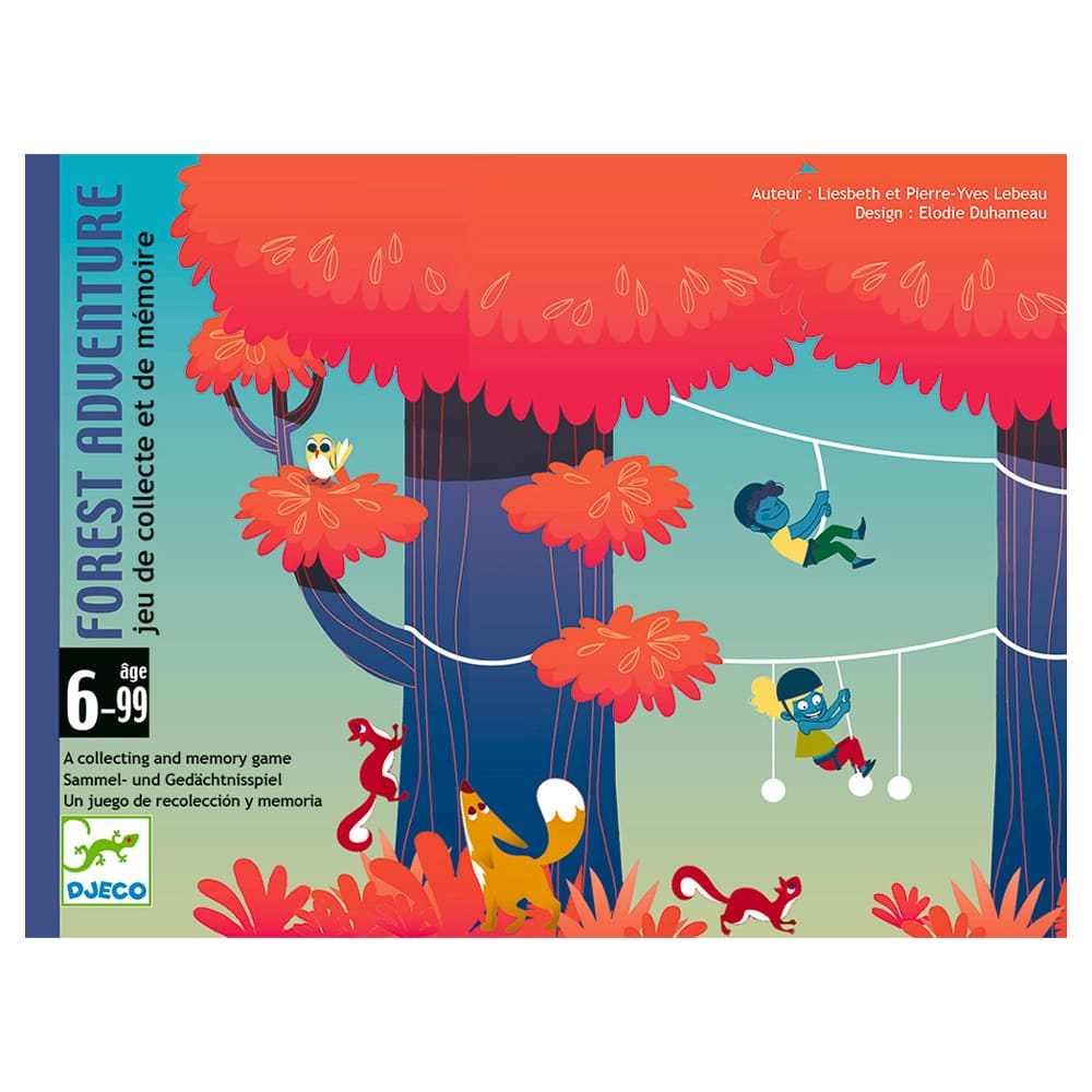 Jeu de cartes forest adventure collecte & mémoire