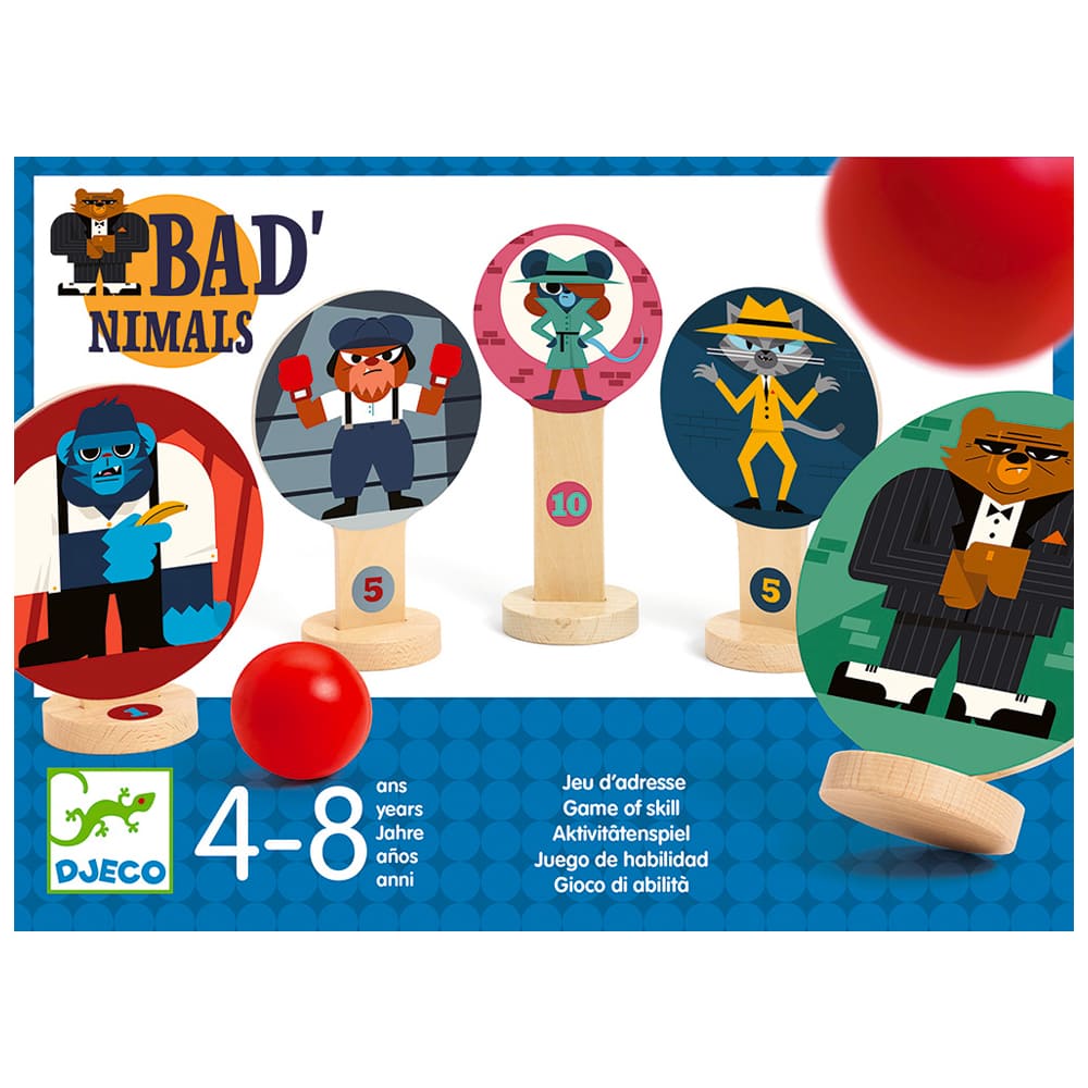 Jeu de cibles bad'nimals