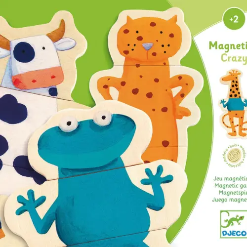 Jeu magnétique crazy animaux