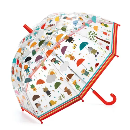 Parapluie sous la pluie