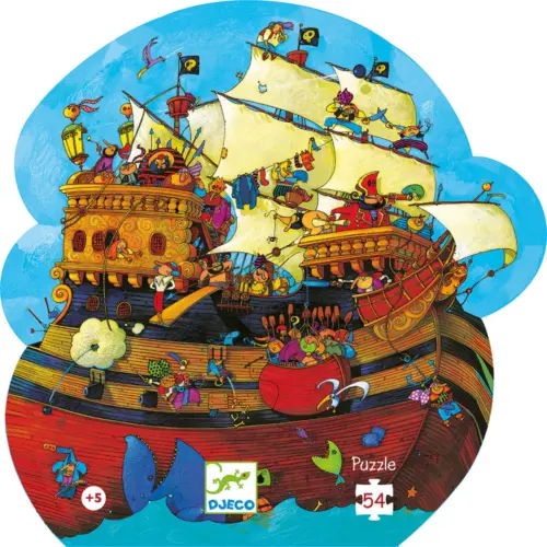 Puzzle 54 pièces le bâteau de barberousse