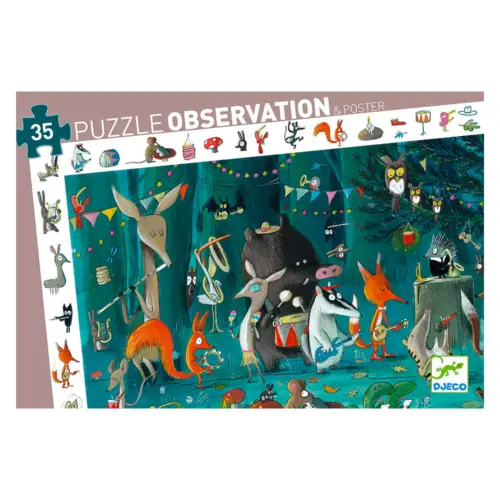 Puzzle d'observation 35 pièces l'orchestre
