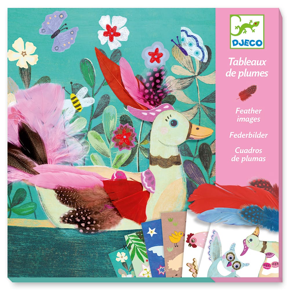 Tableaux de plumes duvets chics