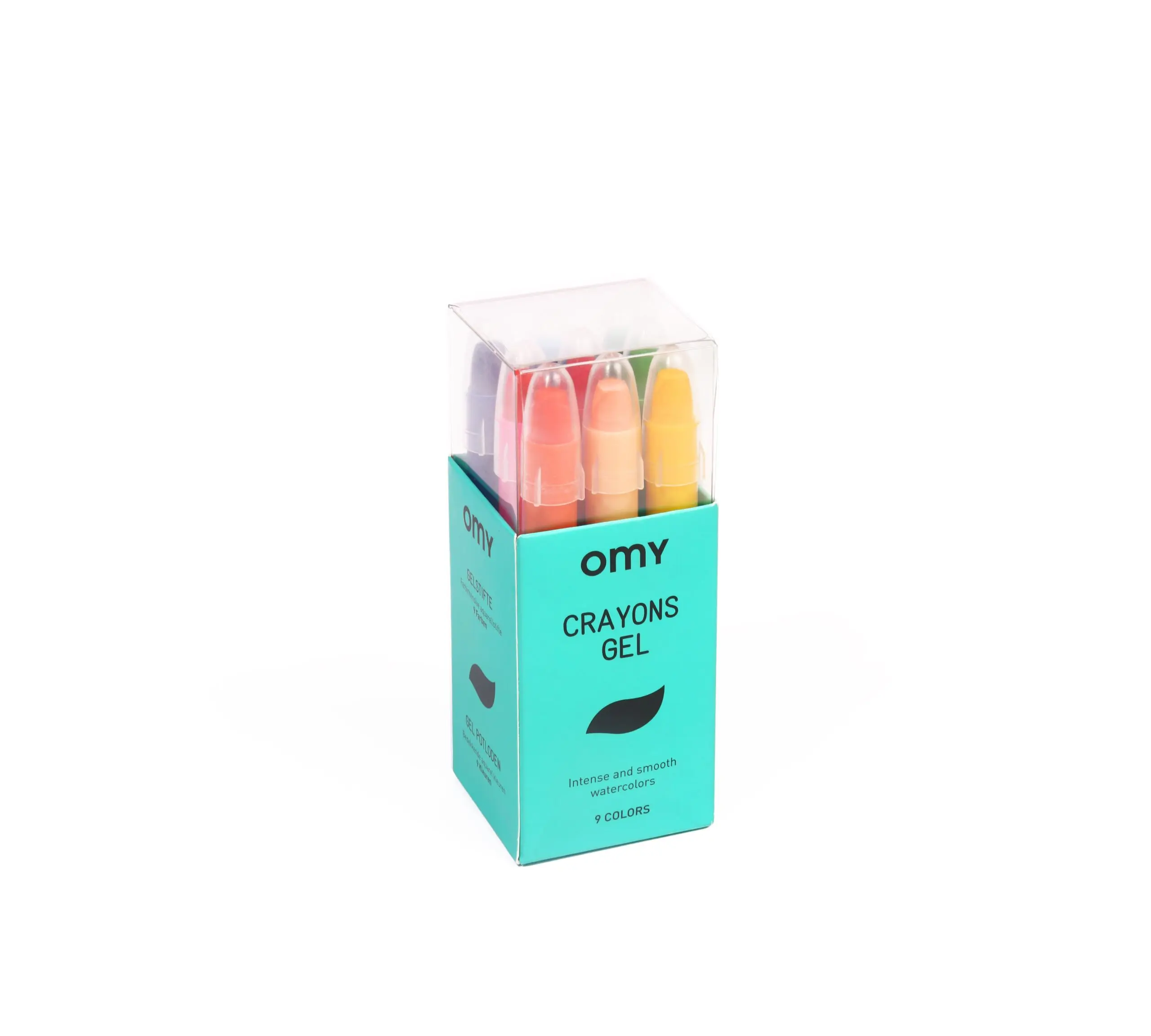 9 crayons gel