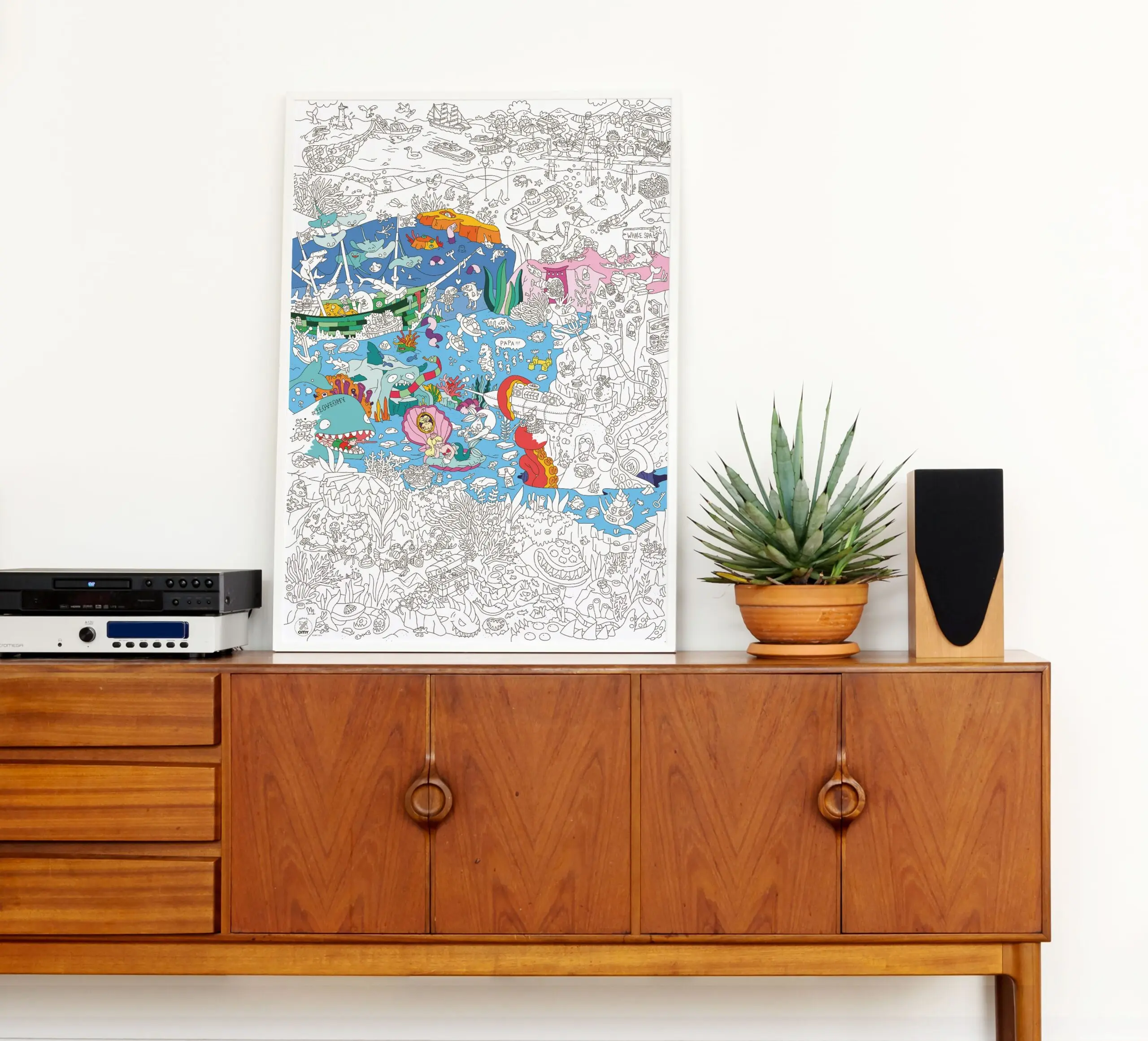 Poster à colorier océan – Image 2
