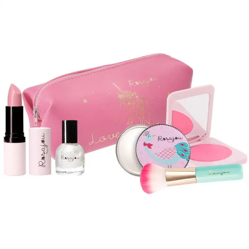 Panoplie de maquillage rose