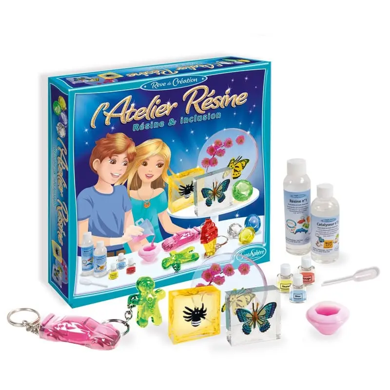 Atelier résine et inclusion