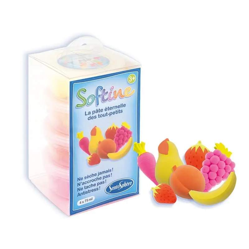 Softine 4 pots couleurs chaudes – Image 2