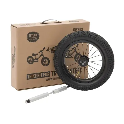 Kit 2 en 1 tricycle noir