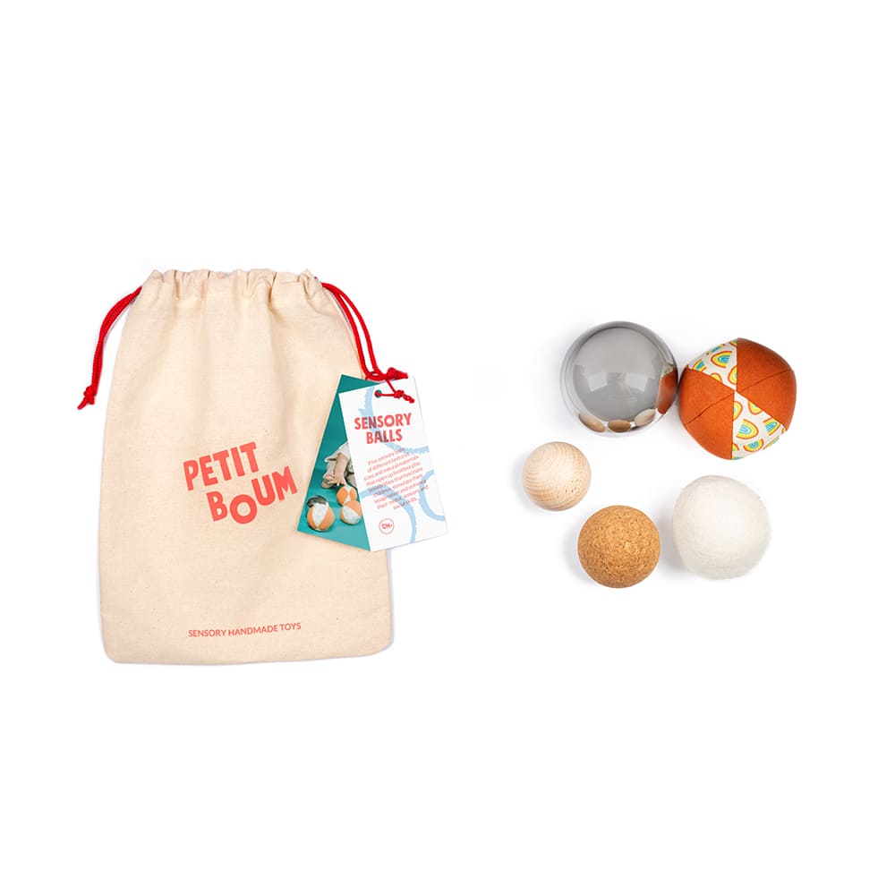 Pack de 5 balles sensorielles