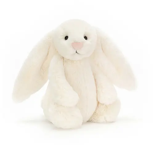 Peluche lapin crème 31cm