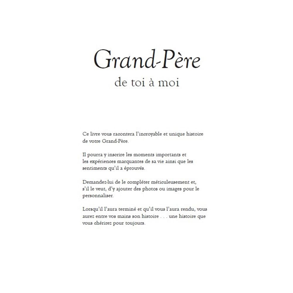 Grand-père - De toi à moi – Image 2