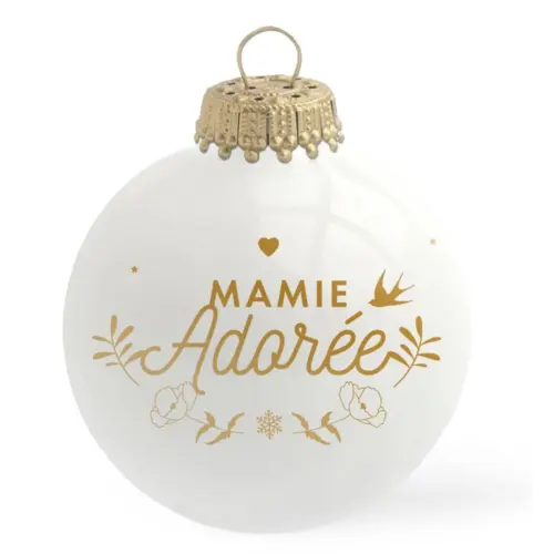 Boule de Noël - Mamie adorée