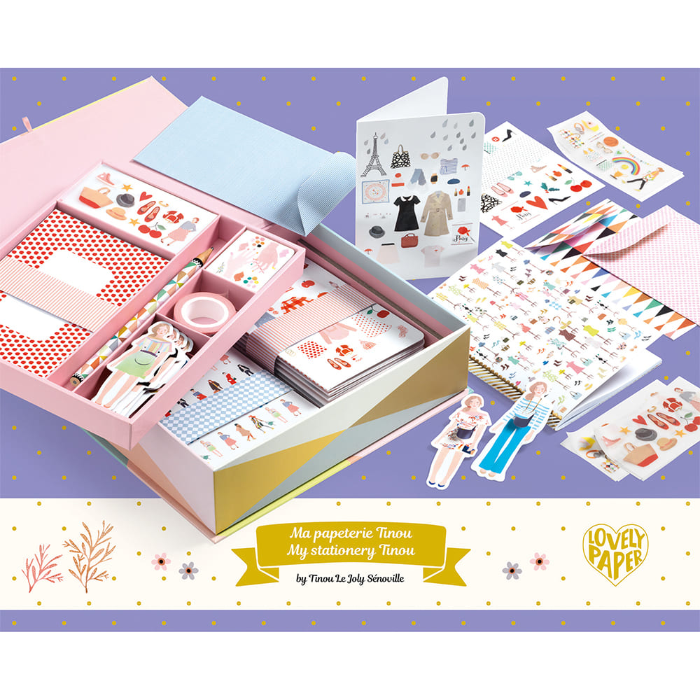 Coffret papeterie Tinou