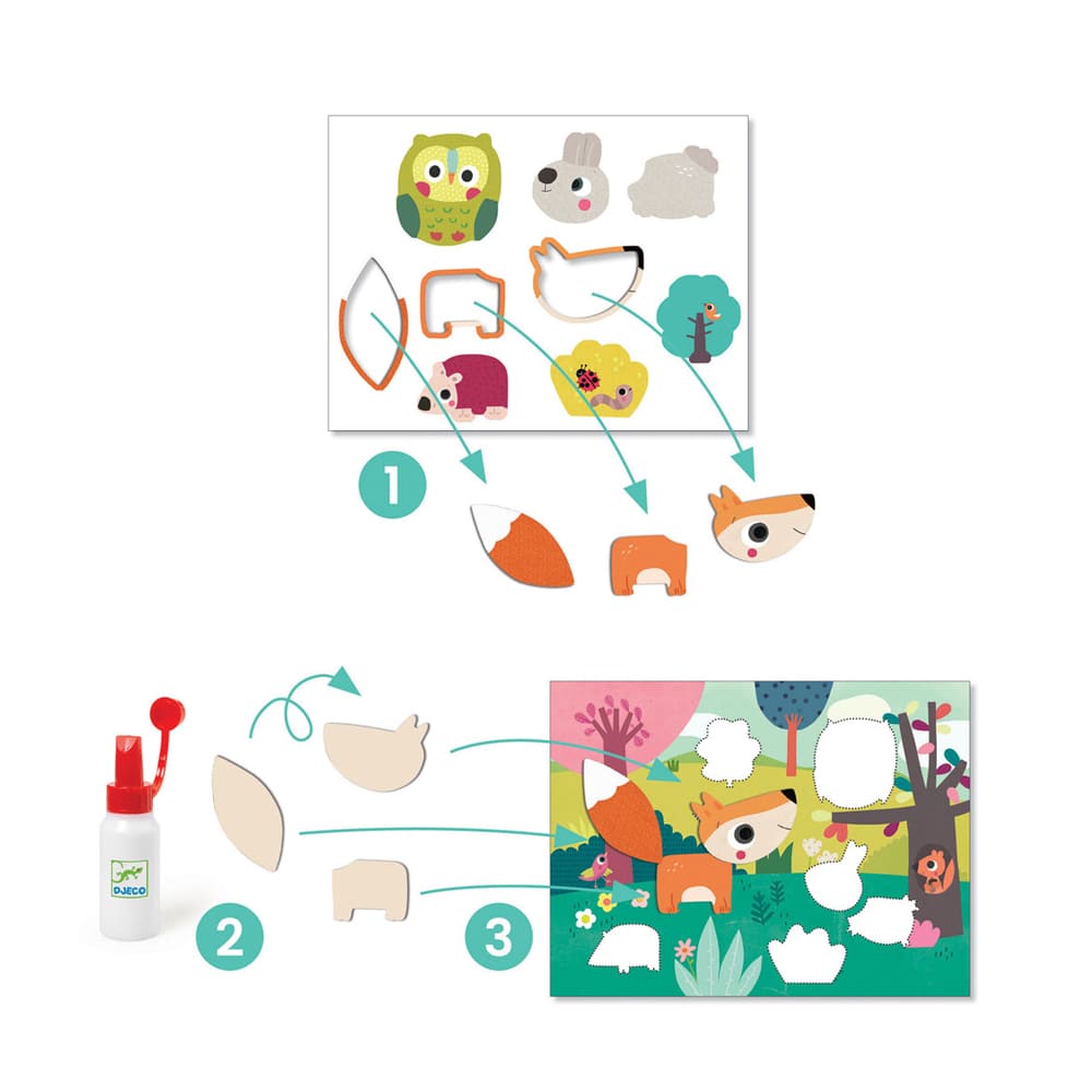 Collages pour les tout-petits premiers collages – Image 2