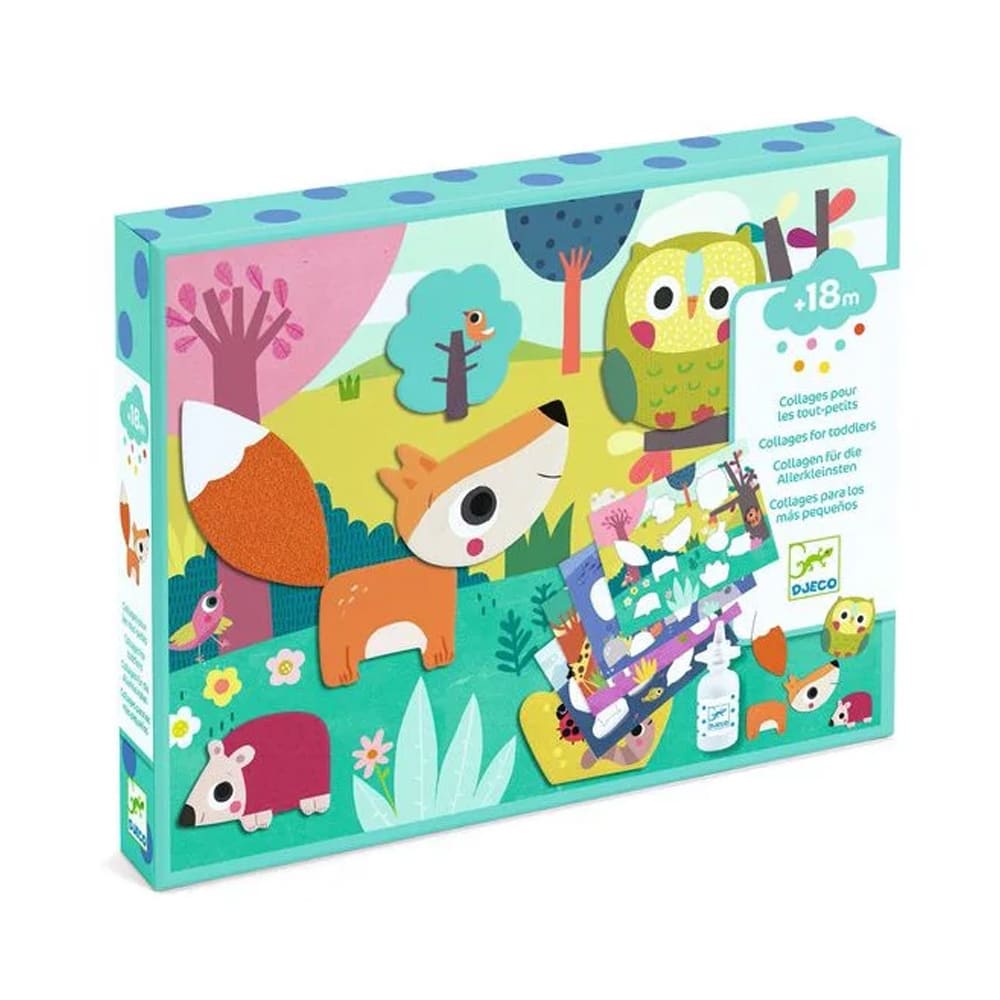 Collages pour les tout-petits premiers collages