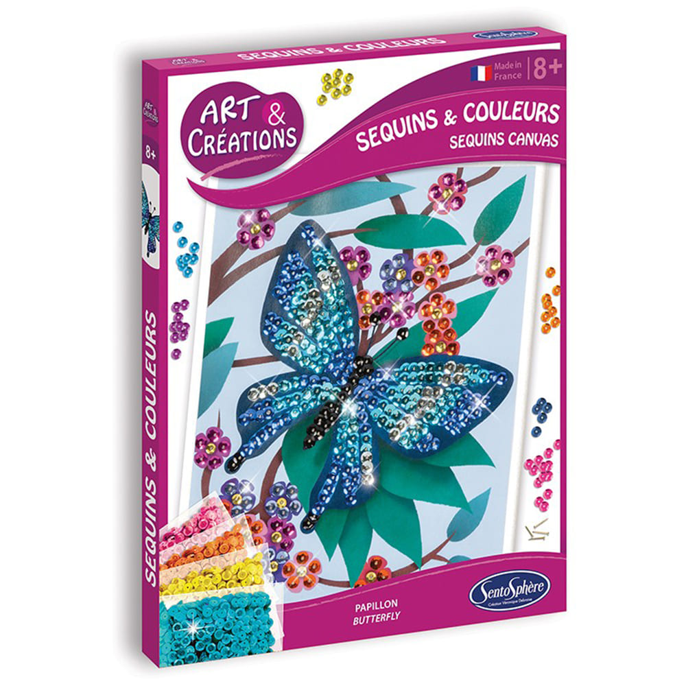 Sequins et couleurs papillons