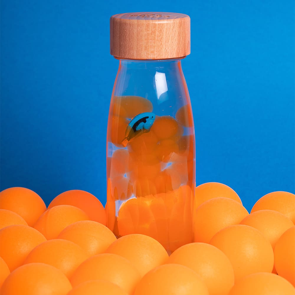 Bouteille sensorielle sonore poisson orange – Image 2