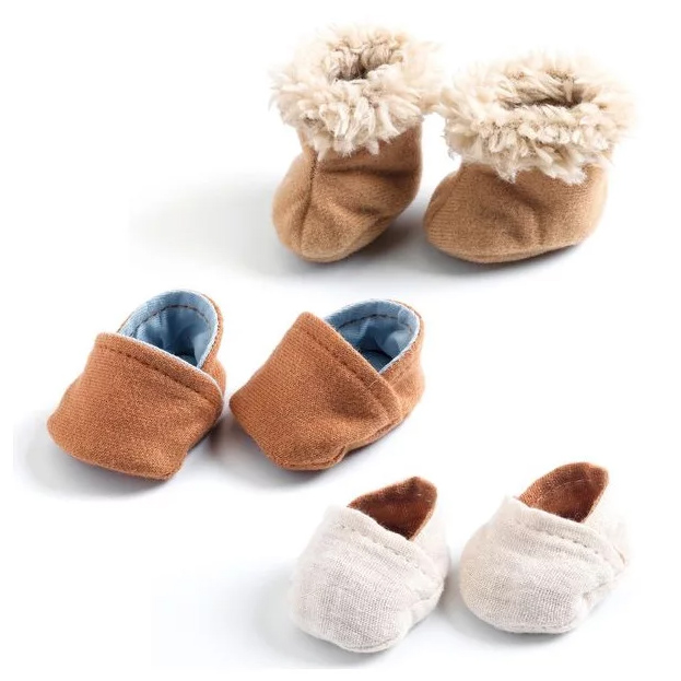 3 paires de chaussons Pomea