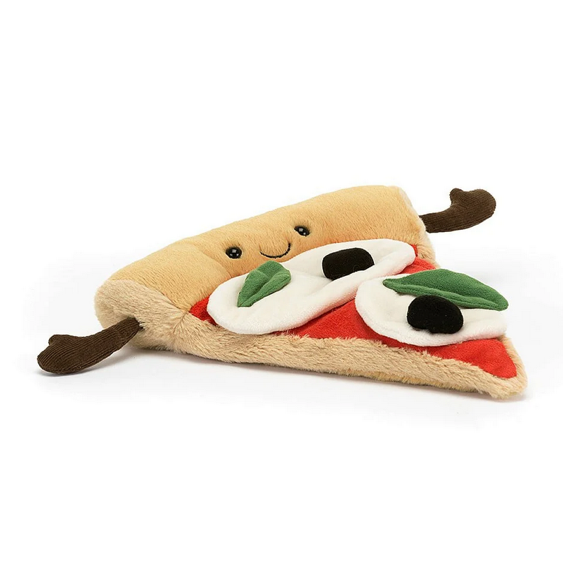 Peluche amuseable slice of pizza