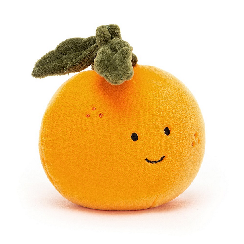 Peluche fabulous fruit orange