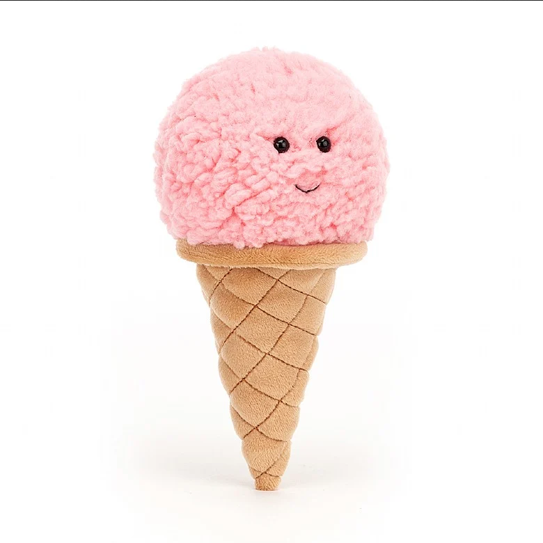 Peluche irresistible strawberry ice cream