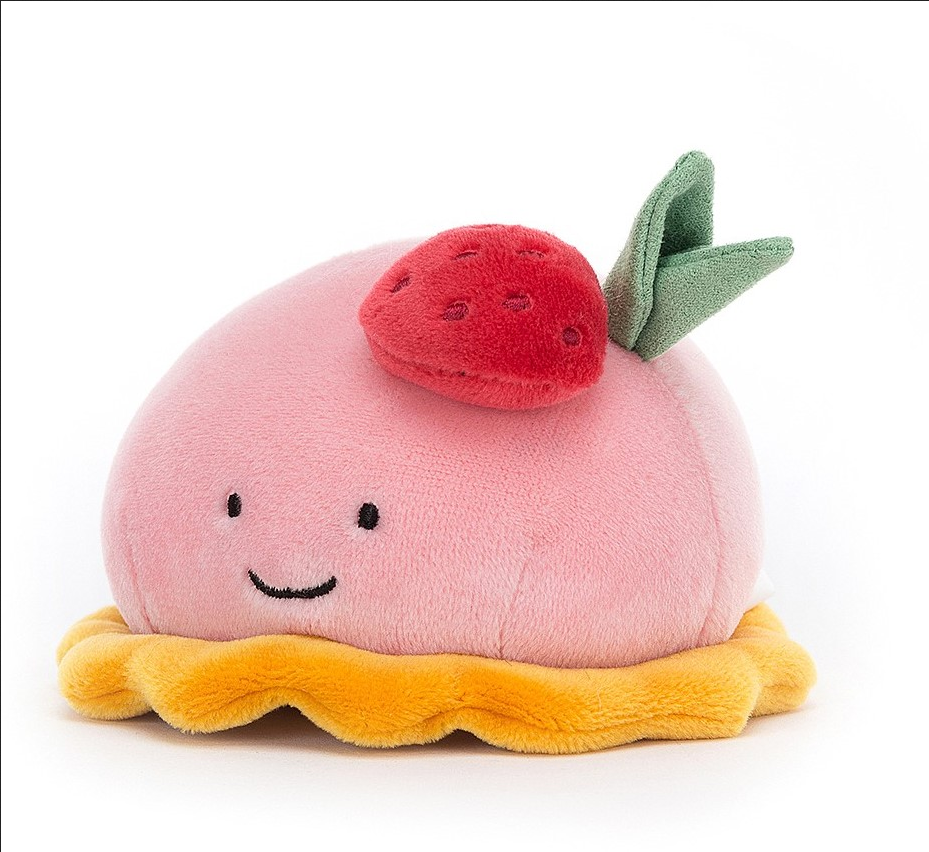 Peluche pretty dome framboise