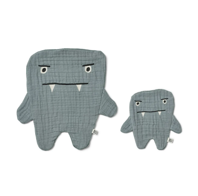Lot de 2 doudou monstre janai blue mix