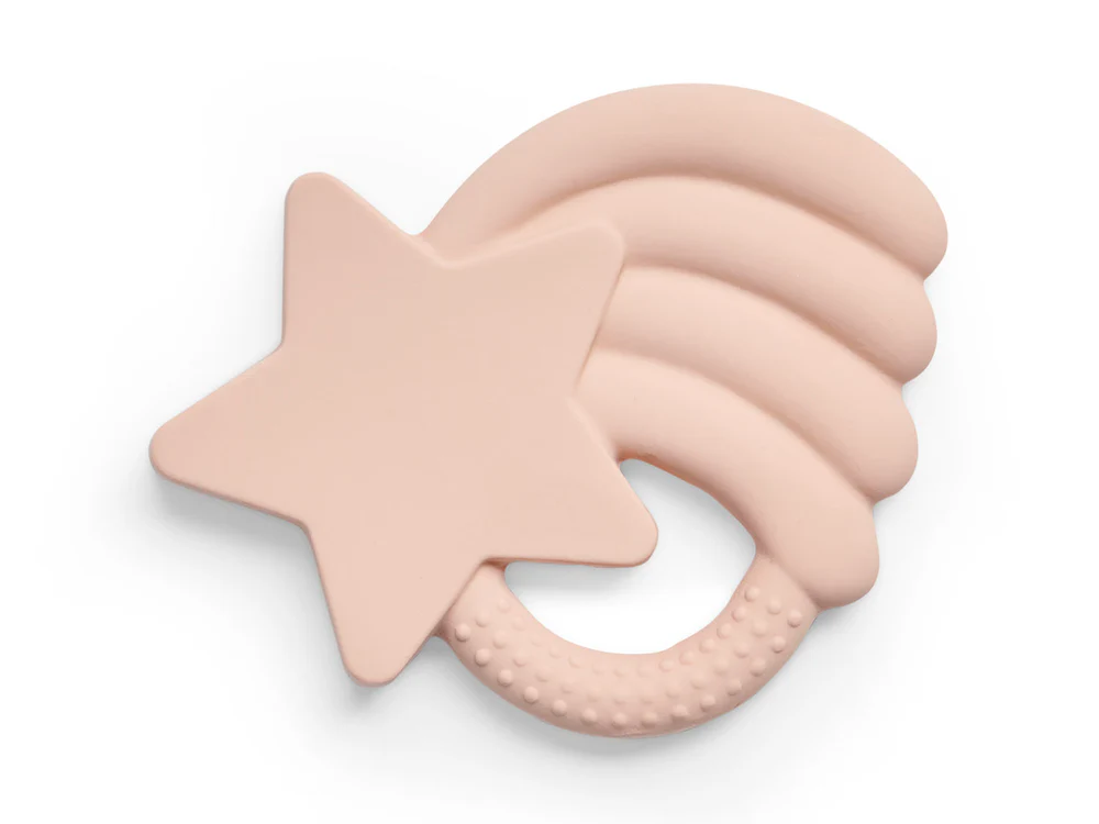 Anneau de dentition star pale pink