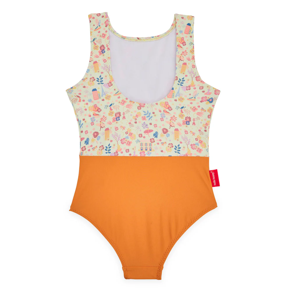 Maillot fille dried flowers 3/4 ans – Image 2