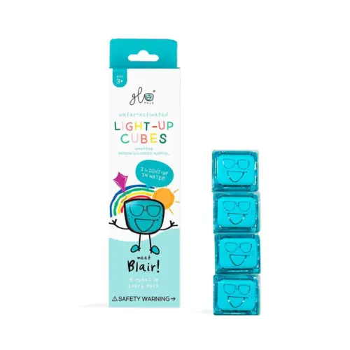 Cubes lumineux Blair bleu