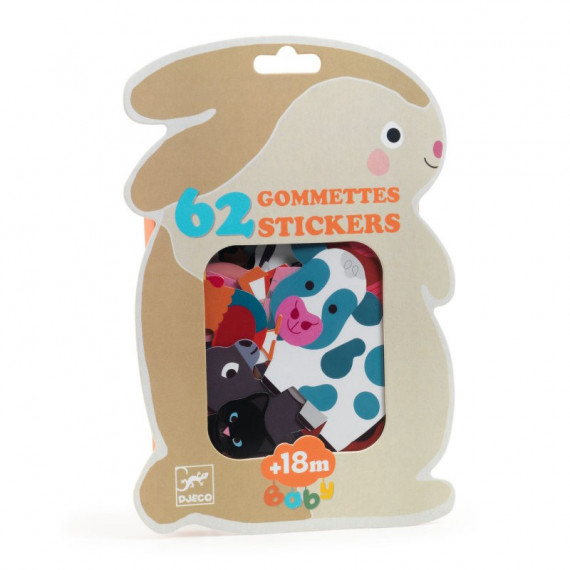Gommettes Animaux de la ferme 18 mois