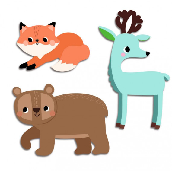 Gommettes Animaux de la forêt 18 mois – Image 2
