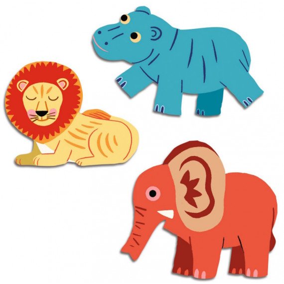 Gommettes animaux de la savane 18 mois – Image 2
