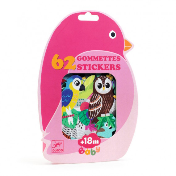 Gommettes oiseaux 18 mois