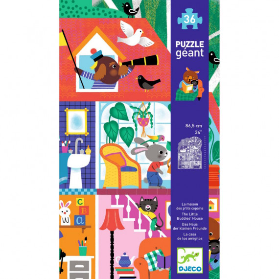 Puzzle géant 36 pièces Maison des p'tits copains