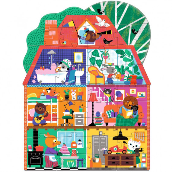 Puzzle géant 36 pièces Maison des p'tits copains – Image 2