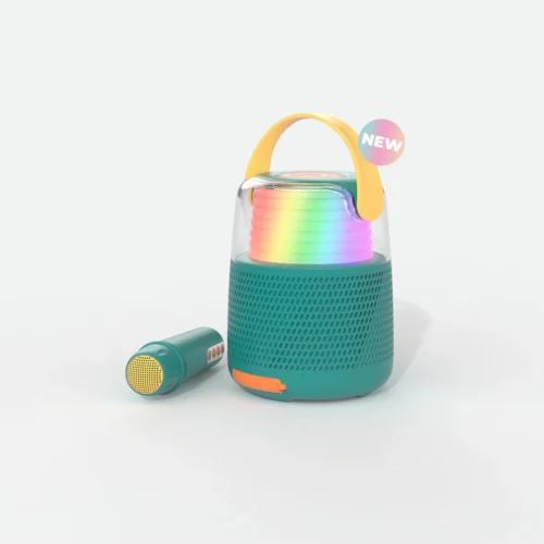 Enceinte Karaoke et lumineuse Bleu - MOB