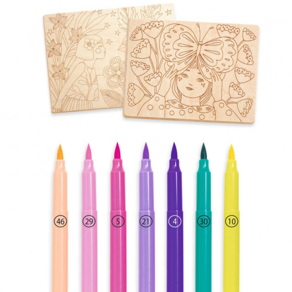 Coloriage sur bois Girls S24 – Image 3