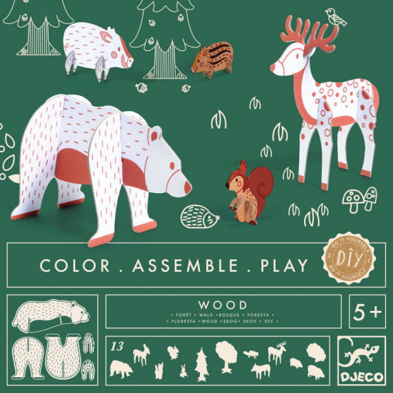 Color assemble play Forêt