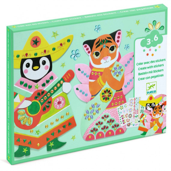 Créer avec des stickers brillants
