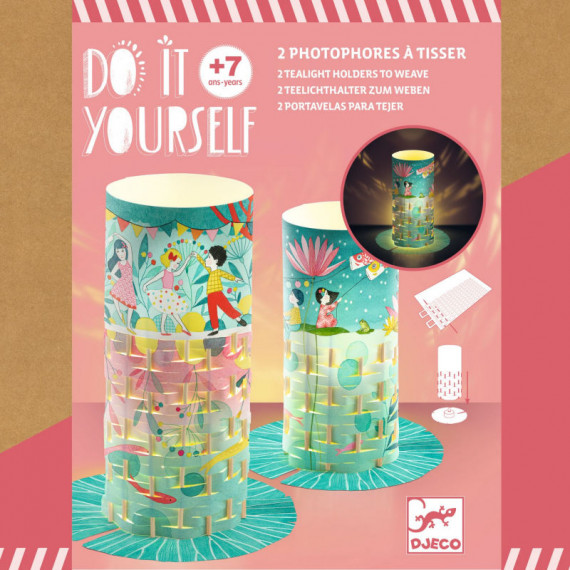 DIY Photophores à tisser