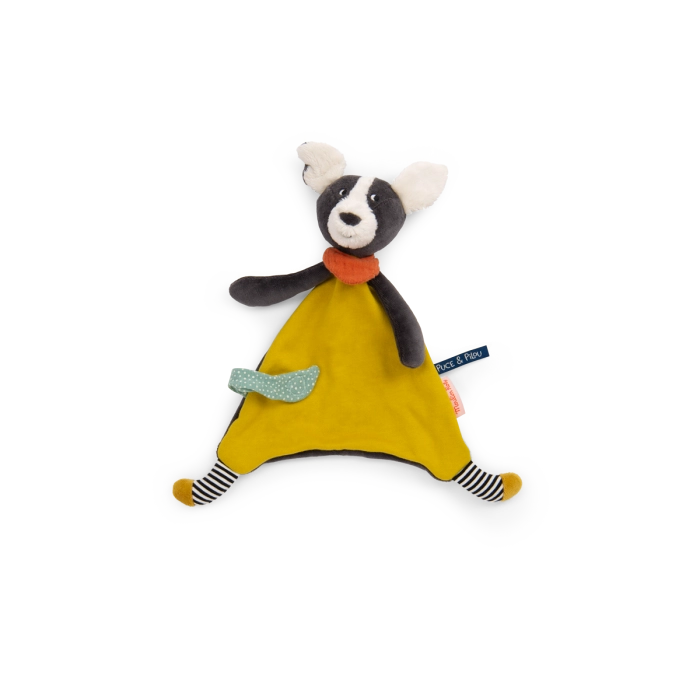Doudou Puce Jaune Puce et Pilou