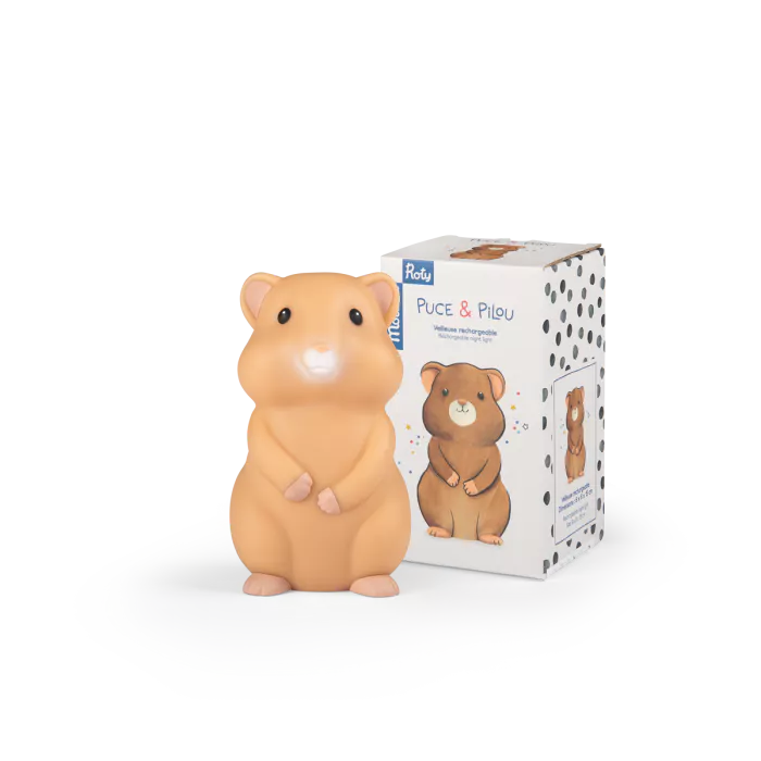 Veilleuse Hamster Puce et Pilou