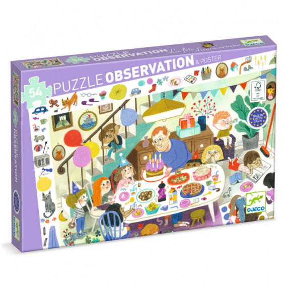 Puzzle Observation La fête d'Anniversaire