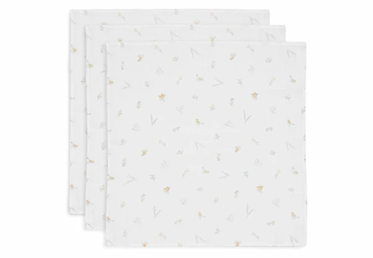 Langes Gaze de Coton par lot de 3 - 70/70 cm Birds